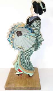 Antique Japanese Geisha Doll with Parasol  