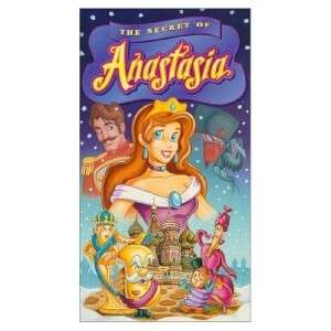 The Secret of Anastasia Animated VHS Video Clamshell  