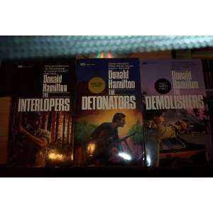   Interlopers/The Detonators (3 Matt Helm Books) Donald Hamilton Books