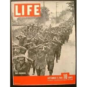   Magazine September 11, 1944   Cover: Nazi Prisoners: Henry Luce: Books