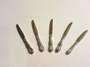 Re ment Miniature Accessories Silver Utensils Knife 6 Pcs  