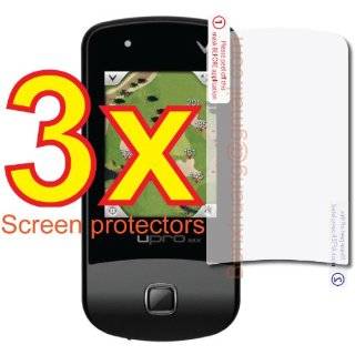 3x Callaway Golf GPS uPro MX Premium Clear LCD Screen Protector Cover 