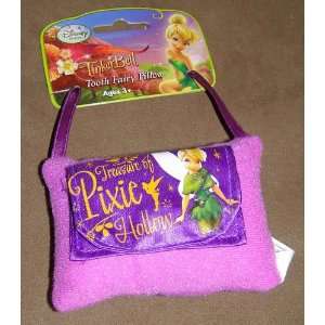   TREASURE OF PIXIE HOLLOW PURPLE TOOTH FAIRY PILLOW: Toys & Games