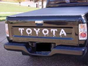 toyota pickup tailgate decal #2