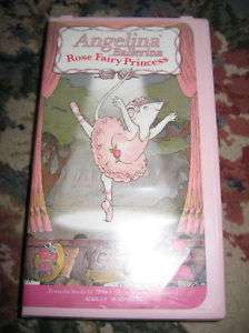 Angelina Ballerina Rose Fairy Princess VHS Tape 2002  