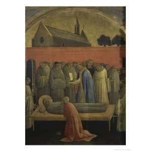 Death of St. Francis of Assisi Giclee Poster Print by Lorenzo Monaco 