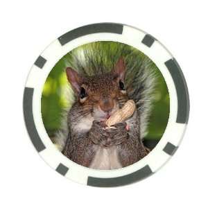  Squirrel Nuts Poker Chip Card Guard Great Gift Idea 