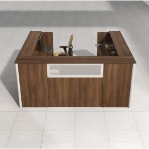  Groupe Lacasse Concept 3 Laminate U Shape Reception Desk 