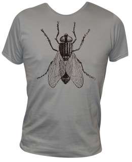 Mens Annex Fly T Shirt Giant Big Huge Real Insect Print Alternative 