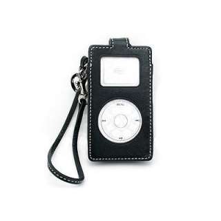 Coach Leather Silver and Black Mini Ipod Case 7A55  
