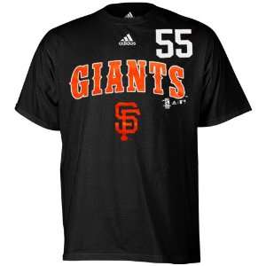   Tim Lincecum San Francisco Giants Youth Understatement T Shirt   Black