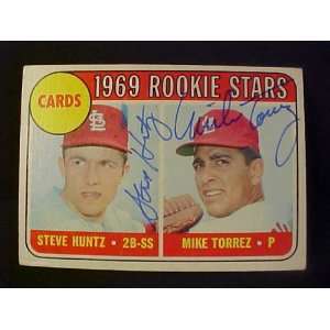  Steve Huntz & Mike Torrez St. Louis Cardinals #136 1969 