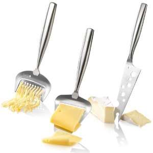   Cheese Grater, Cheese Slicer & Cheesy Knife   3pc. Cheese Set Kitchen