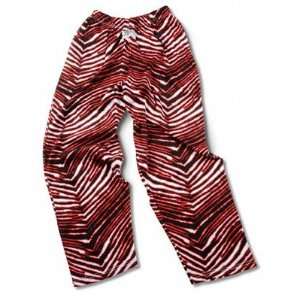  Zubaz Pants: Red/Black Zubaz Zebra Pants: Sports 