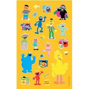  Sesame Street Stickers ~ Yellow Background Toys & Games