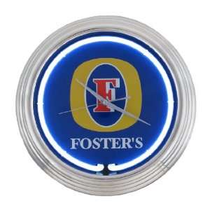  Australian Fosters Beer Logo Neon Wall Clock: Home 