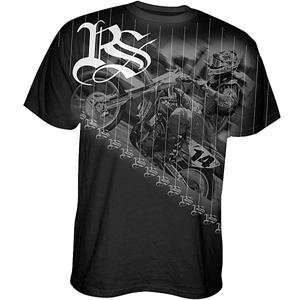  Smooth Industries Pinstripe T Shirt   Medium/Black 