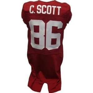 Chris Scott #86 Alabama 2008 09 Game Used Maroon Jersey (44)   NFL 