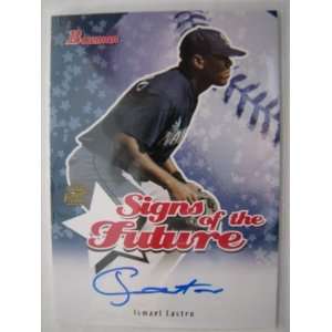  2004 Bowman Ismael Castro Mariners Signs of the Future 