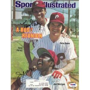  Joe Morgan & Tony Perez Autographed 1983 Sports 