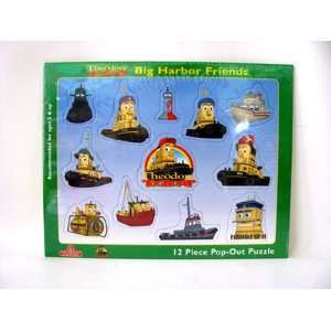   Big Harbor Friends 12 Piece Pop Out Puzzle Ages 3 Up Toys & Games