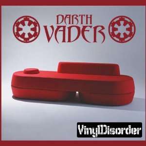  Darth Vader Text w/ Imperial Logo Starwars Star Wars Vinyl 