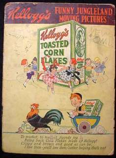   Flakes Cereal Premium Book Funny Jungleland Moving Pictures  