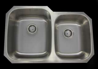 Undermount Stainless Steel Kitchen Sink Double Bowl  