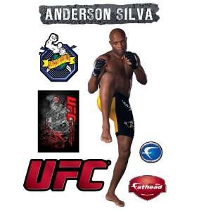  UFC Anderson Silva Wall Graphic: Sports & Outdoors