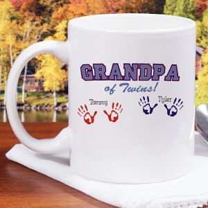  Grandpa of Twins Personalized Mug