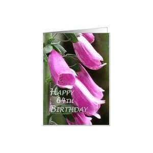  64th Birthday Flowers Card Toys & Games