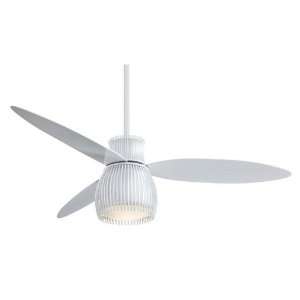 Minka Aire F824 WH Uchiwa White 56 Ceiling Fan with Light 