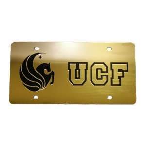  Central Florida Knights Plate Ucf Pegasus Gold Sports 
