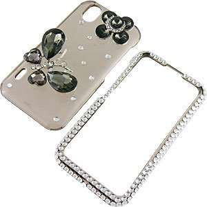  Rhinestones Protector Case for LG Marquee LS855, 3D 