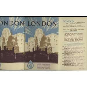 LONDON travel  Books
