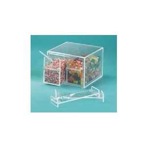 Cal Mil Clear Topping Dispenser With 2 Notched Drawers 