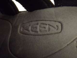 Mens shoes dark brown leather Keen 10.5 M sport sandals comfort  