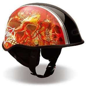  Bell Drifter Motorcycle Helmet RSD Skulls: Automotive