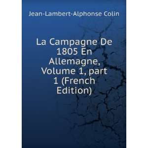   Â part 1 (French Edition) Jean Lambert Alphonse Colin Books