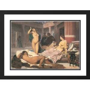 Gerome, Jean Leon 38x28 Framed and Double Matted Greek Interior 