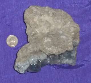 Celestite Celestine Crystal Geode Specimen, 4 lbs, 11.6 ozs. (2145 g 