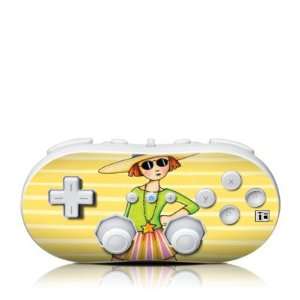  You Go Girl Design Skin Decal Sticker for the Wii Classic 