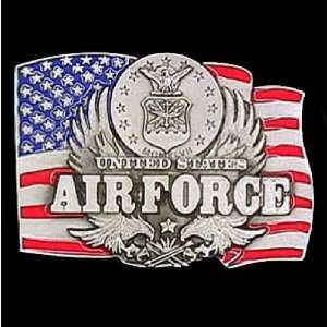    U.S. Air Force Flag Enameled Belt Buckle