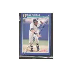  1991 Score Regular #72 Oscar Azocar, New York Yankees 