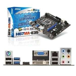  H67MAE35B3 MSI ATX Intel P67 Socket 1155 Electronics