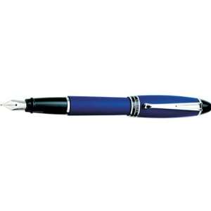   Satin Blue Medium Point Fountain Pen   AU B10B M: Office Products