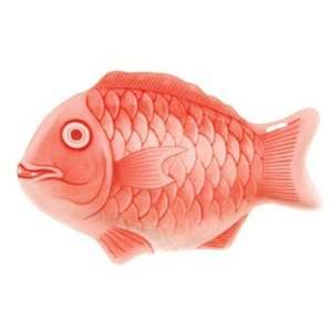 10 Fish Shape Melamine Platter  Red Color:  Kitchen 