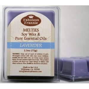   Pack 2.5 oz Lavender 100% Soy Wax Meltie made with Pure Essential Oil