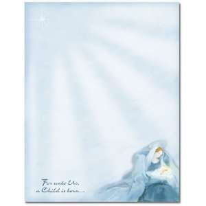  100 Mary With Baby Jesus Letterhead Sheets Everything 