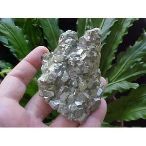   Gemqz Pyrite Cluster Stalagmitical Crystals Peru 